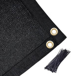 Amagenix 90% Shade Fabric 6'X 13' Black Sun Shade Cloth - Image 6