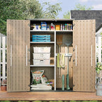 Aoxun Outdoor Storage Shed, 64 Cu.Ft Vertical Storage Sheds, Resin Sheds Outdoor - Image 2