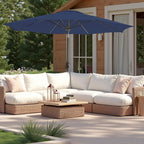 9 FT Outdoor Umbrella Table Umbrella outdoor patio Navy | Large UPF50+ - Image 5