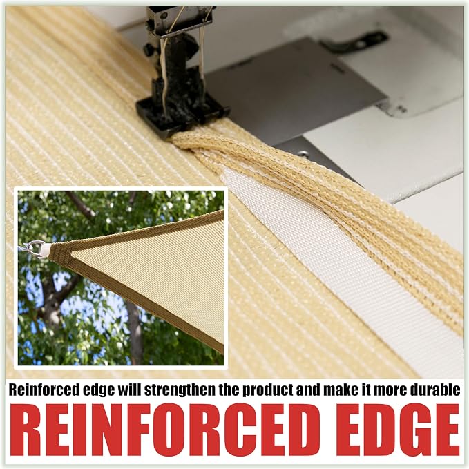 Royal Shade 16' x 16' Black Rectangle Square Sun Shade Sail Order to Make - Image 5
