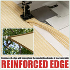 Royal Shade 10' x 19' Beige Rectangle Square Sun Shade Sail Order to Make - Image 5