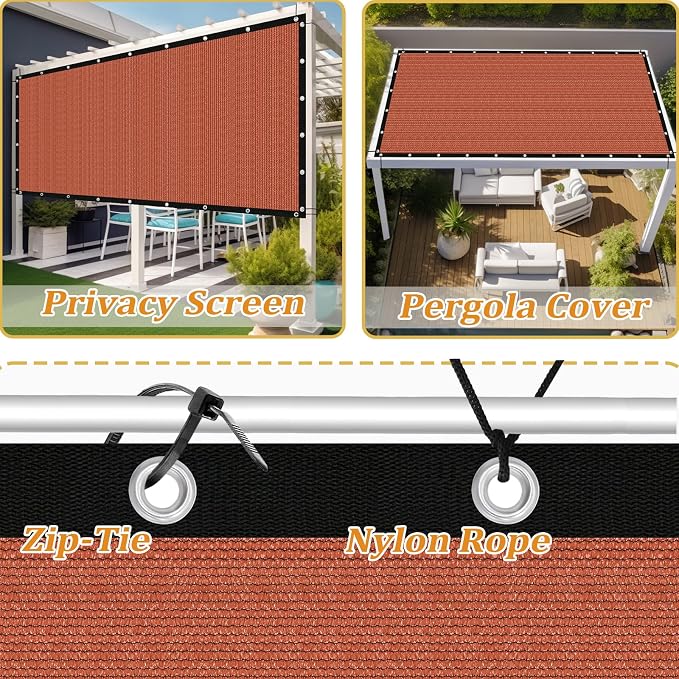 Shade&Beyond Customized Size 10' X 15' Shade Cloth - Image 4