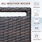 Outdoor Recliner, Outdoor Wicker Recliner Chair - Image 6