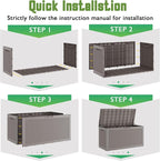 Outdoor Storage Waterproof Deck Box - Image 4