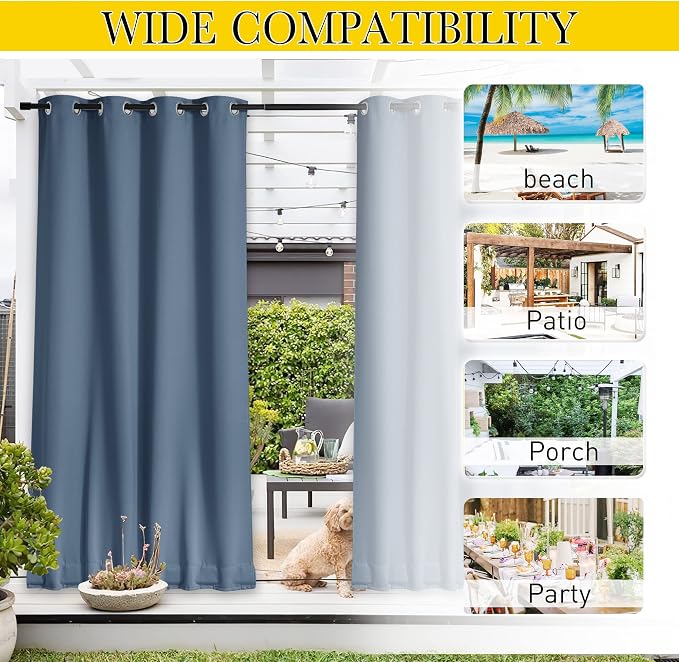NICETOWN Windproof Outdoor Curtains - Image 8