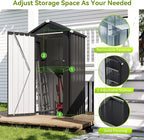 Aoxun Vertical Outdoor Storage Cabinet 2.5’x2’ - Image 4