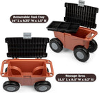 Pure Garden Rolling Garden Cart - Image 6