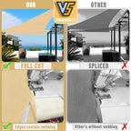 LOVE STORY Custom Size 6' x 6' x 6' Sun Shade Sail - Image 7