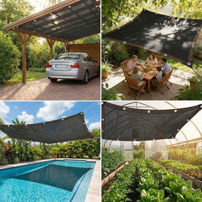 Sun Shade Cloth for Outdoor Patio, Pergola Shade Cover - Image 7