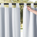 NICETOWN 2 Panels Outdoor Patio Curtainss Room Dividers Waterproof, Outdoor by NICETOWN