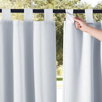 NICETOWN 2 Panels Patio Curtainss Outdoor Waterproof by NICETOWN