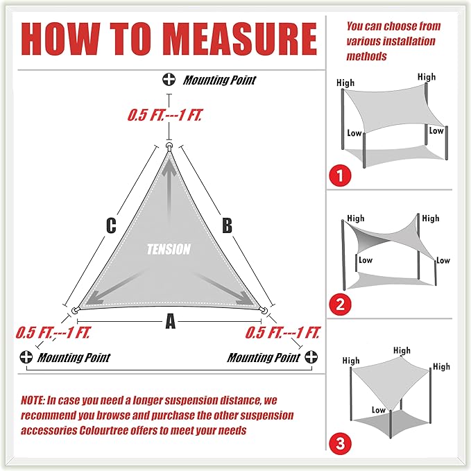 ColourTree CTSLT Custom Size Order to Make 17' x 22' x 27.8' Green Right - Image 6
