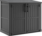 LHBcraft 36 Cu Ft Outdoor Storage Cabinet, Horizontal Resin Storage Shed Box by LHBcraft-US