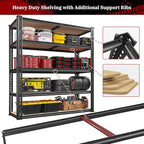 REIBII 40" W Storage Shelves Load 2500Lbs - Image 6