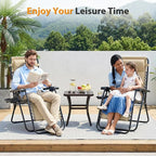 NEWBULIG Zero Gravity Chairs Set of 4, Folding Lounge Recliner Chair | Portable - Image 2