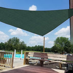 Windscreen4less 10' x 10' x 10' Sun Shade Sail Triangle Outdoor Canopy Cover UV - Image 6