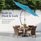 Best Choice Products 10ft Market Umbrella, Outdoor Sun Shade - Image 4
