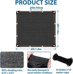 Sun Shade Cloth for Outdoor Patio, Pergola Shade Cover - Image 6