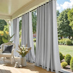NICETOWN 2 Panels Outdoor Curtains Waterproof by NICETOWN