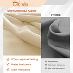 Grand patio 10x10 FT Sunbrella Square Cantilever Umbrella - Image 3