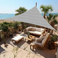 Shade&Beyond Custom Sun Shade Sail 10'x11'x14.9' Triangle Sun Sail Shades Patio by ShadeBeyond