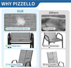 Patio Dining Chairs Set of 8, Outdoor Stackable Furniture Set | All Weather - Image 3