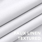 H.VERSAILTEX White Blackout Curtains, Thermal Curtains 96 inches Long 100% - Image 4