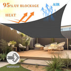 Shade&Beyond 10'x11' Sun Shade Sail Canopy Rectangle, UV Block Breathable - Image 2