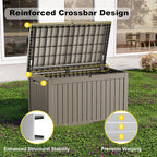 DRATO 280 Gallon Deck Boxes Outdoor Waterproof, Lockable Outdoor Storage Box - Image 3
