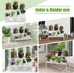 2-Tier Metal Plant Stand, Heavy Duty Flower Pot Display Rack | 2-tier design - Image 6