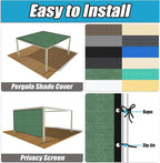 Amagenix 90% Pergola Shade Cover 9' X 24' Sun Shade Cloth - Image 4