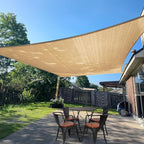 Sun Shade Sail 6'x8' Sand Rectangle Shade Cover Custom Size | 95% UV Block by SUNLAX