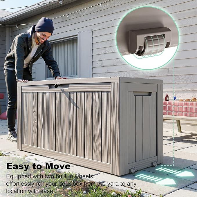 ROJIK Outdoor Storage Housing Deck Box - Image 3
