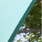 Amgo Custom Size 10' x 16' x 18.9' Turquoise Right Triangle Sun Shade Sail - Image 9