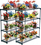 Panana 4 Tier Garden Greenhouse Steel Staging Shelving Plant Stand Garden - Image 8