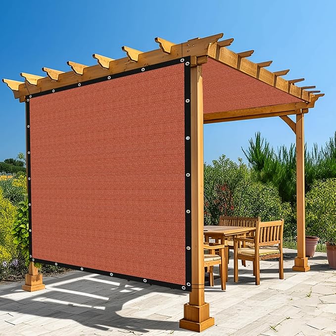 Amagenix 90% Pergola Shade Cover 10' X 10' Sun Shade Cloth by Amagenix