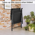 GIANTEX Set of 4 Patio Folding Chairs, Outdoor Chairs - Image 5