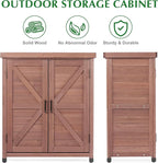 Outdoor Storage Cabinet & Potting Bench Table - Image 7