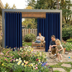 Waterproof Outdoor Curtain W105 x L108 - Image 2
