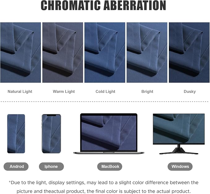 BONZER Outdoor Curtains for Patio Waterproof Thick | Privacy Wide Grommet Light - Image 5