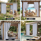 DIVA EN CAMINO DEC Outdoor Patio Curtain Waterproof Darkening Thermal Insulated - Image 9