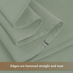 Grommet Outdoor Curtains for Patio Waterproof 8 Pcs 54x95 In Sage Green | - Image 6
