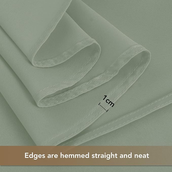 Grommet Outdoor Curtains for Patio Waterproof 8 Pcs 54x95 In Sage Green | - Image 6
