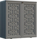 Mrosaa Indoor Outdoor Storage Cabinet Waterproof by Mrosaa