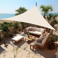 Shade&Beyond Custom Sun Shade Sail 12'x13'x17.7' Triangle Sun Sail Shades Patio by ShadeBeyond