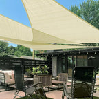 LOVE STORY 10' x 10' x 10' Triangle Sun Shade Sail by LOVESTORY