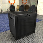 PatioZen 36 Gallon Deck Box Outdoor, Weatherproof Resin Patio Storage Box - Image 4