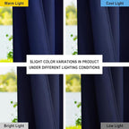 NICETOWN Canvas Outdoor Waterproof Patio Curtains, Rustproof Top and Bottom - Image 8