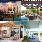 BONZER Outdoor Curtains for Patio Waterproof Thick Privacy | Grommet Sun Light - Image 8