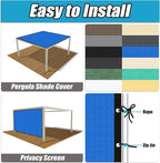 Amagenix 90% Pergola Shade Cover 5' X 8' Sun Shade Cloth - Image 4